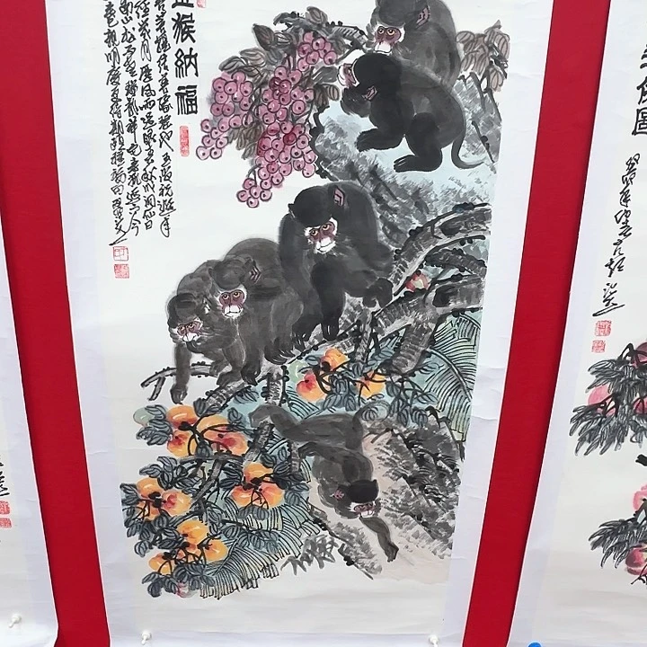 国画胖***威丁老师四尺作品111111