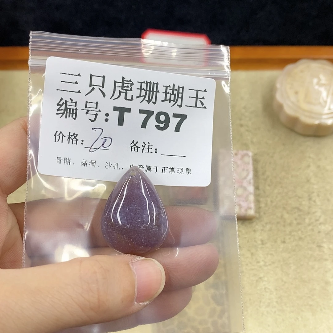 硅化珊瑚（珊瑚玉）1未镶嵌敲**月