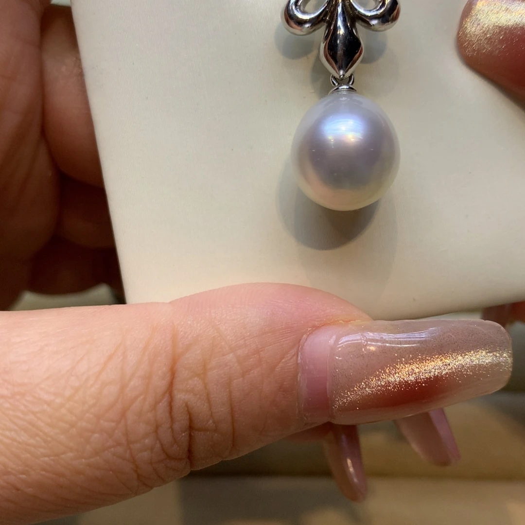 颈饰银S925镶嵌海水珍珠