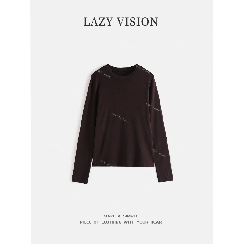 LAZYVISION羊毛圆领打底衫针织衫ZMD-31407