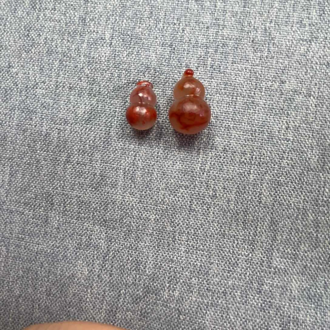 定制玛瑙橙*～川料南红，九口料