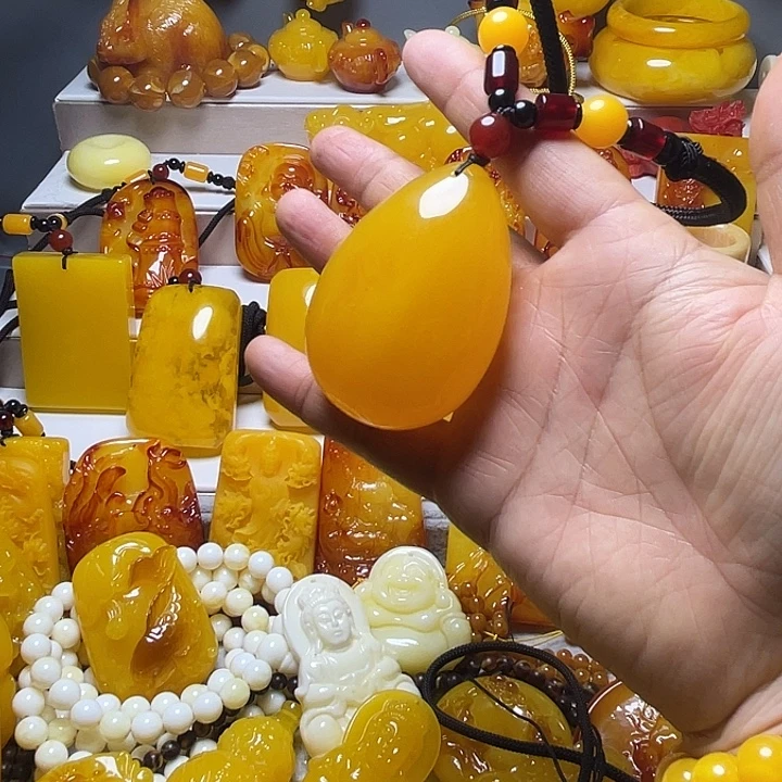 杨***军龙胆水滴挂件 把件 服饰配饰
