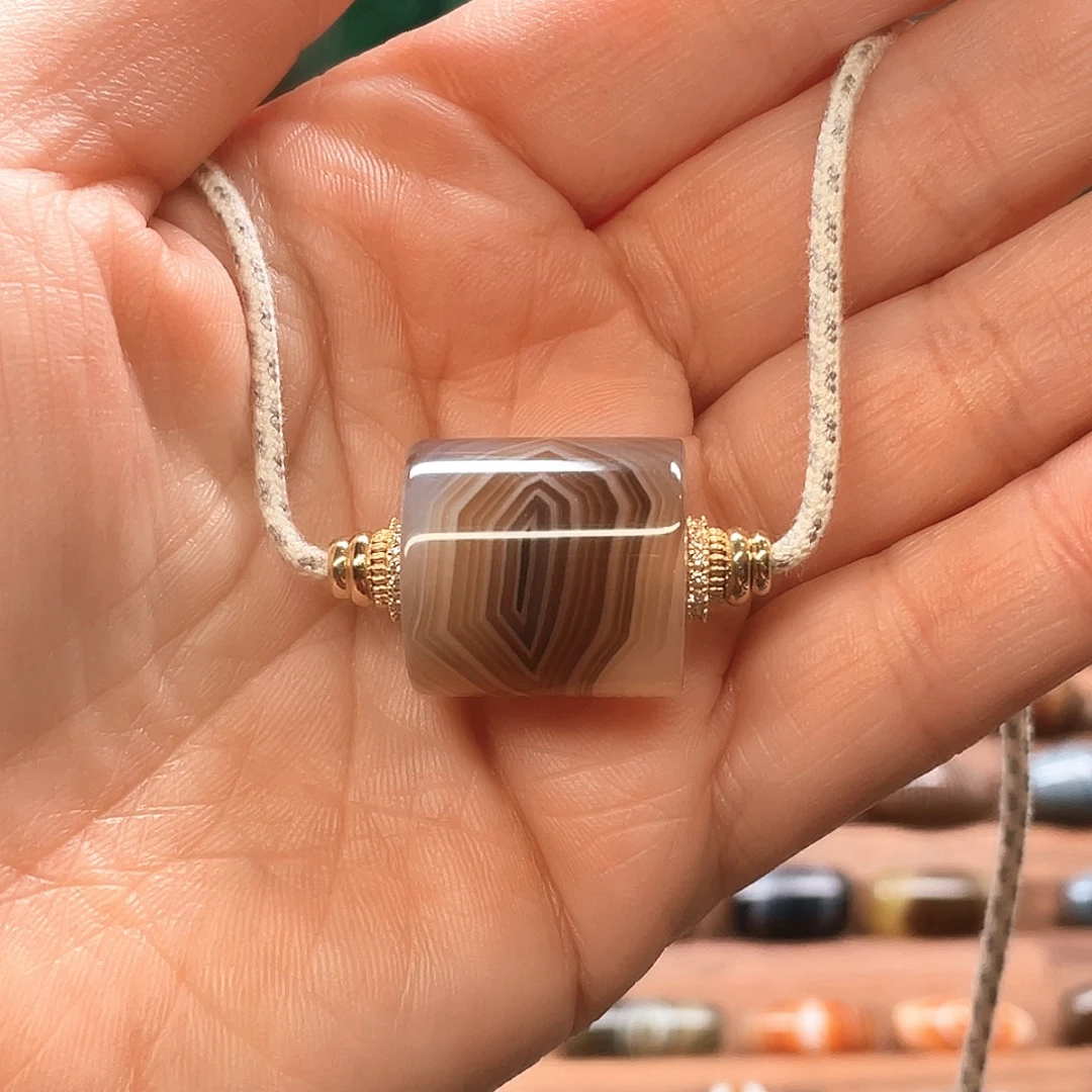 玛瑙/玉髓合金珠宝半成品