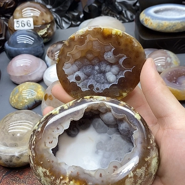 水晶摆件未镶嵌聚宝盆