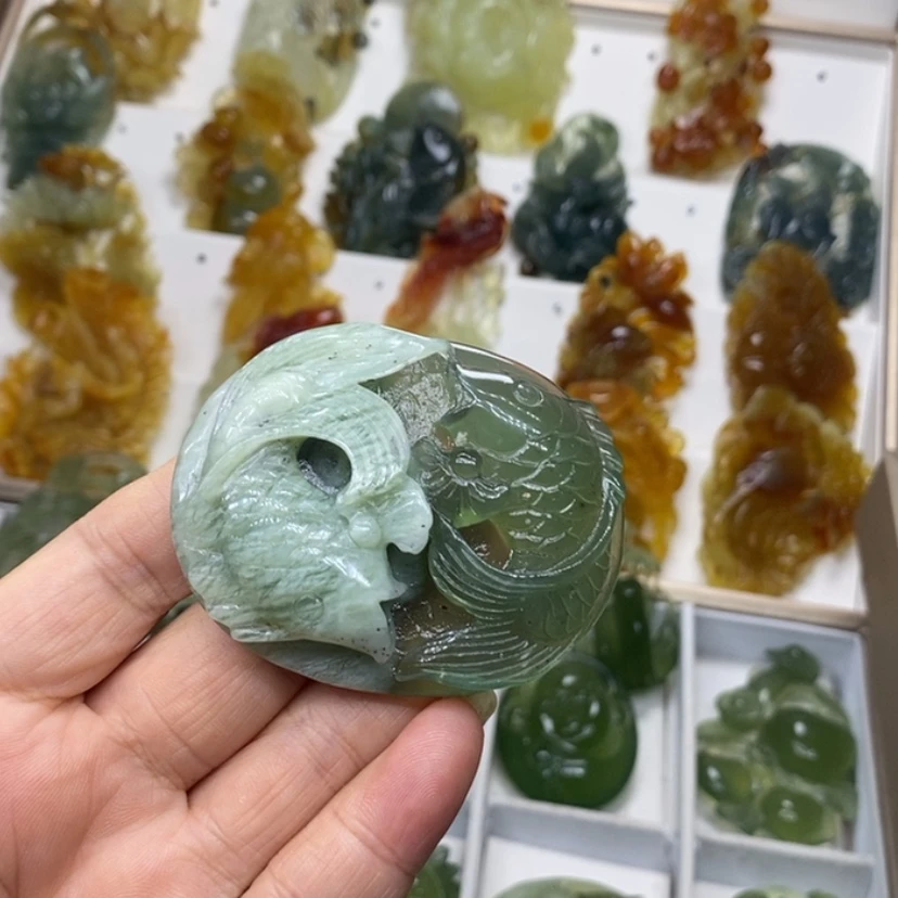 【闪购商品】未镶嵌蛇纹石玉颈饰