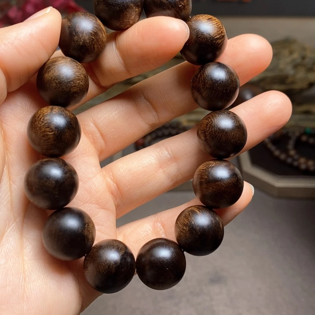 沉香手串越南芽庄黄棋楠瘤疤1.6