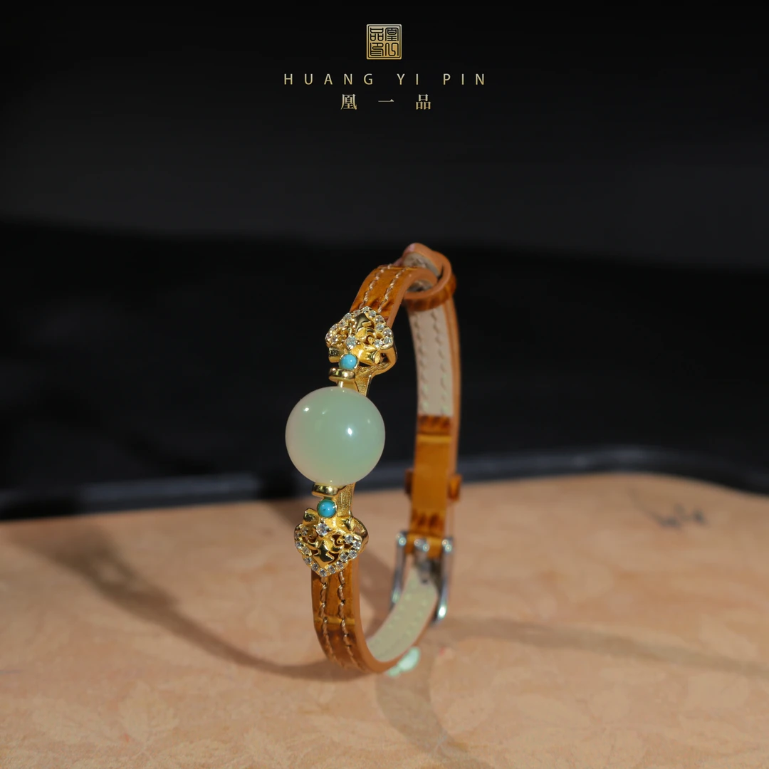 【凰一品】 时来运转和田玉晴水表带 发两个