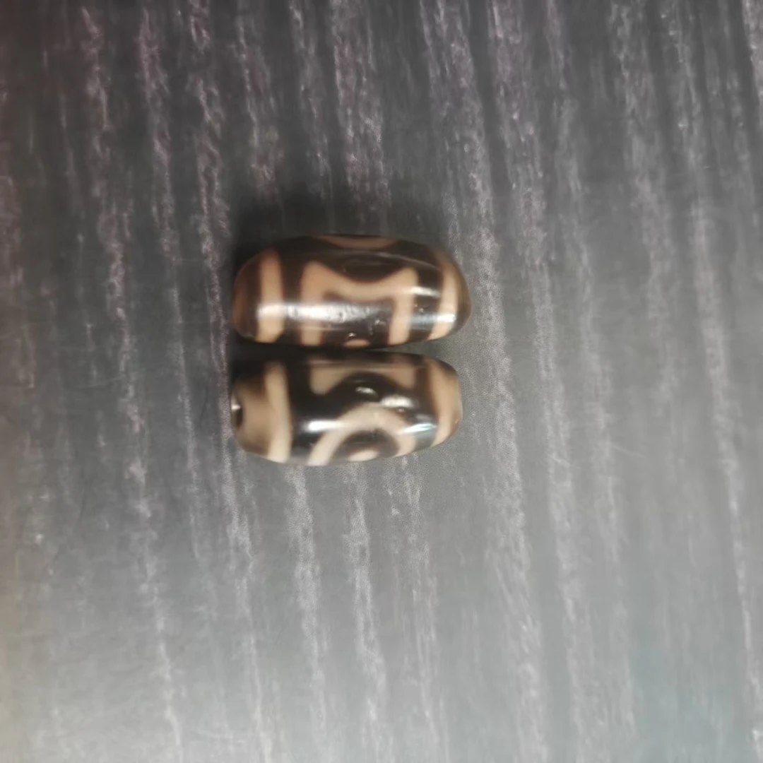 藏式玛瑙单珠一对/758