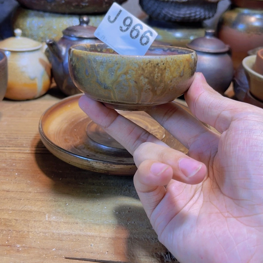 纯手工制作工艺（柴烧）裸烧纯手工制作柴烧966