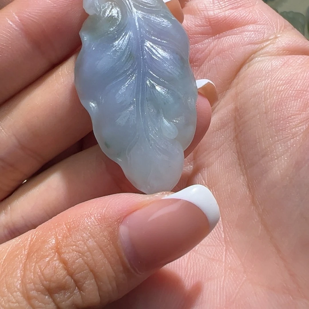 未镶嵌定制翡翠叶子，，，，，