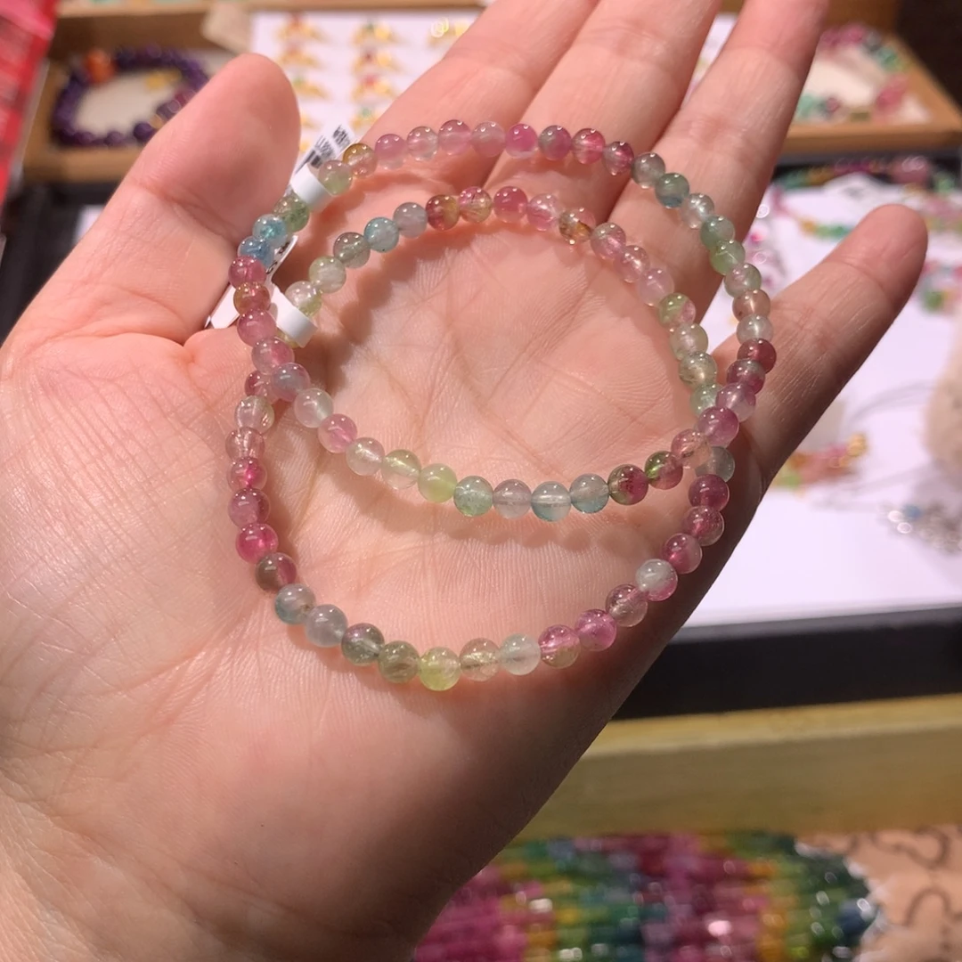 未镶嵌手链碧玺多样性发其一