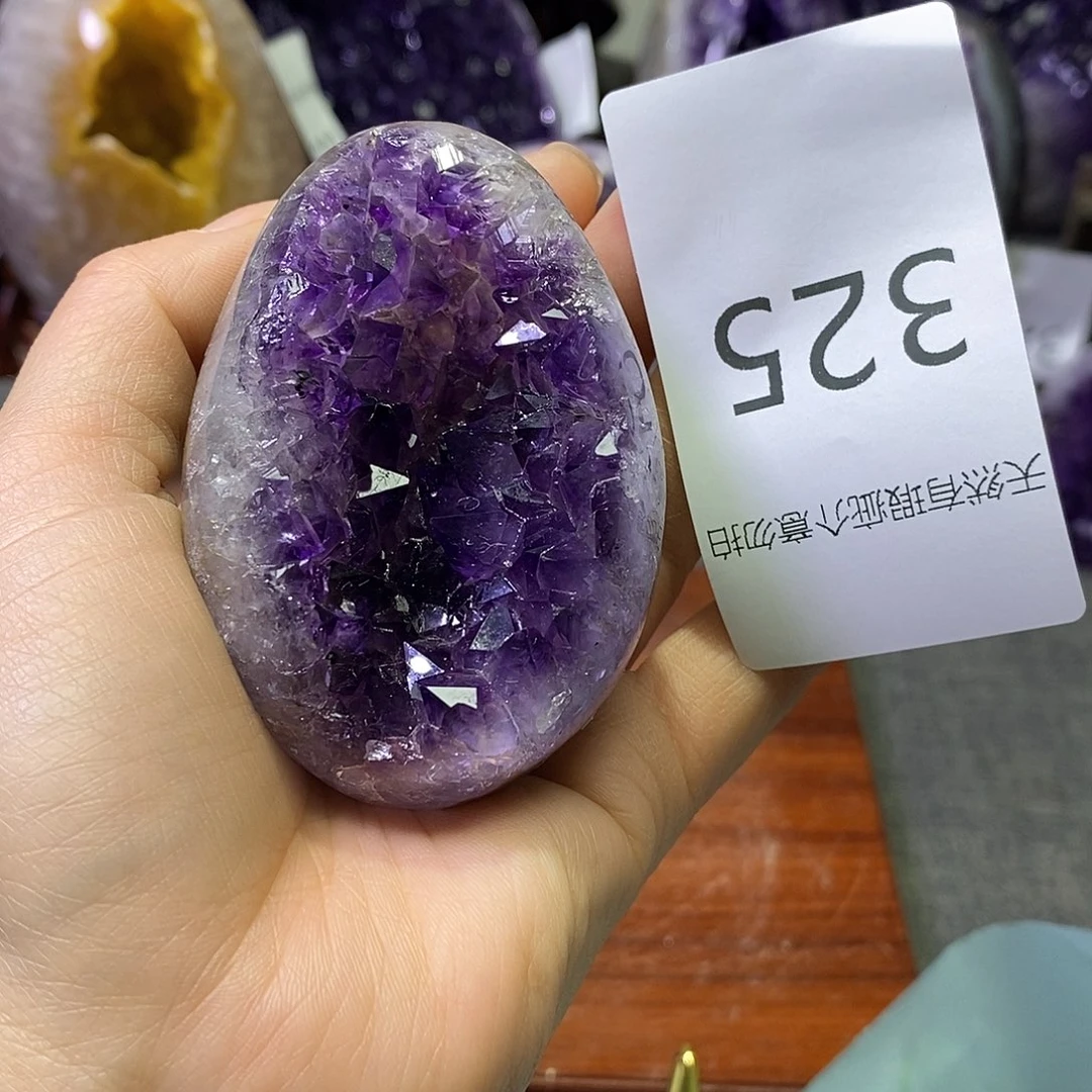 紫晶珠宝半成品未镶嵌