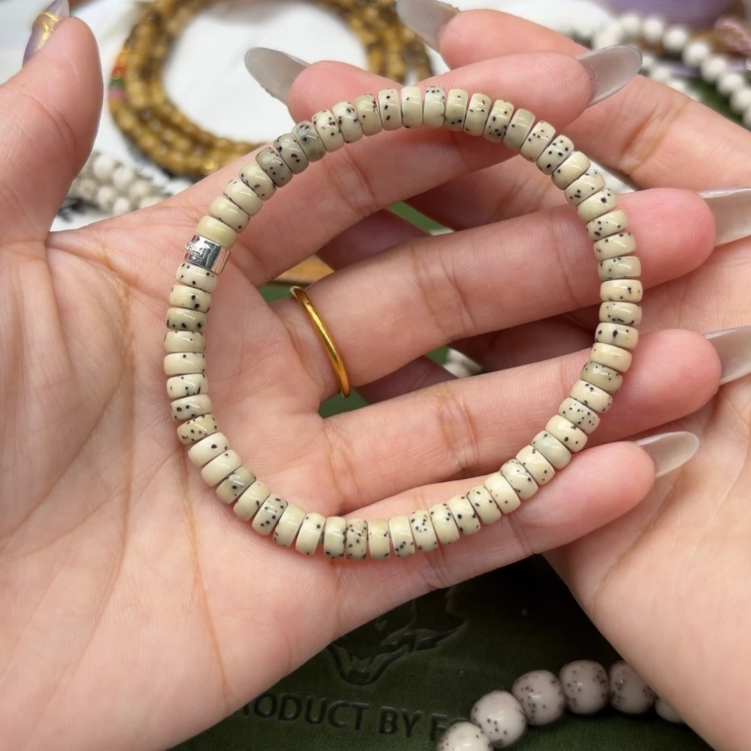 星月菩提手串3*6药片单圈❗️石玉料❗️