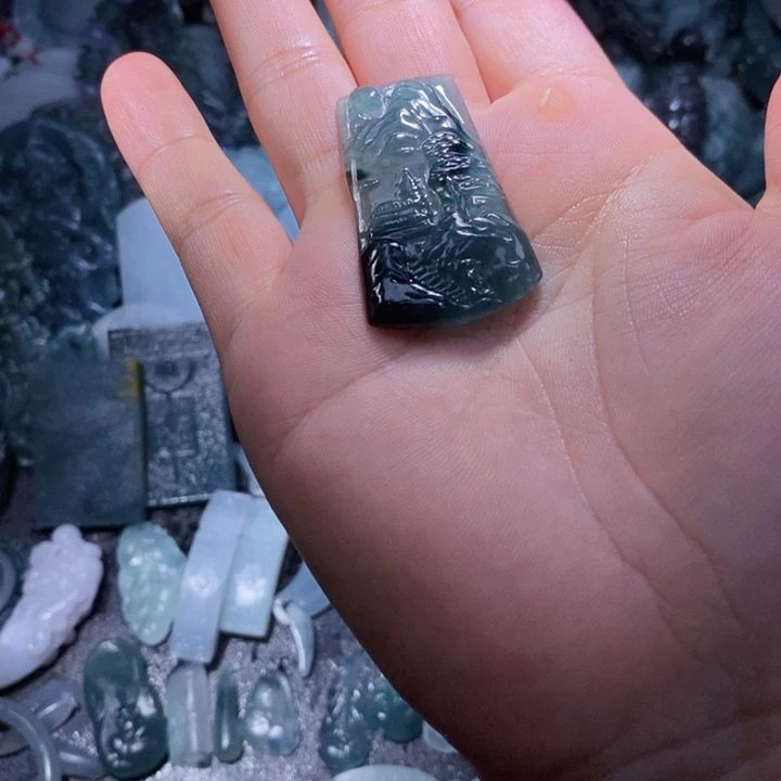 定制翡翠未镶嵌毛