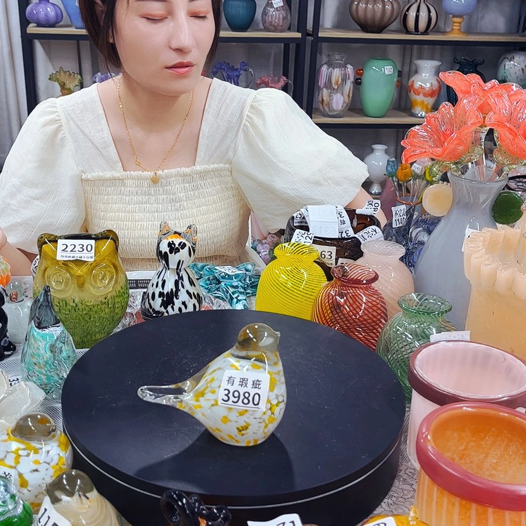 3980鸟 家悦花瓶摆件微瑕