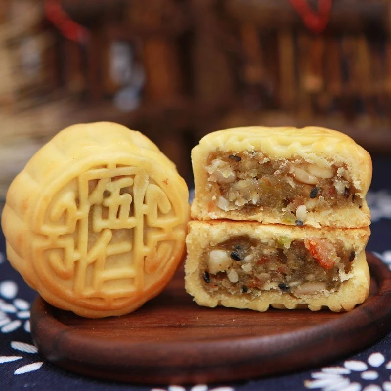 【到手30个】30克广式迷你五仁小月饼糕点独立包装