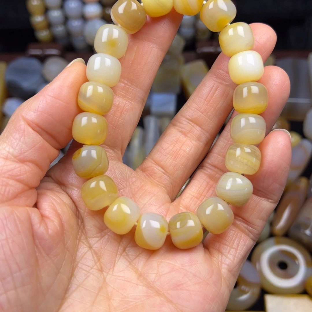 玛瑙/玉髓未镶嵌手链