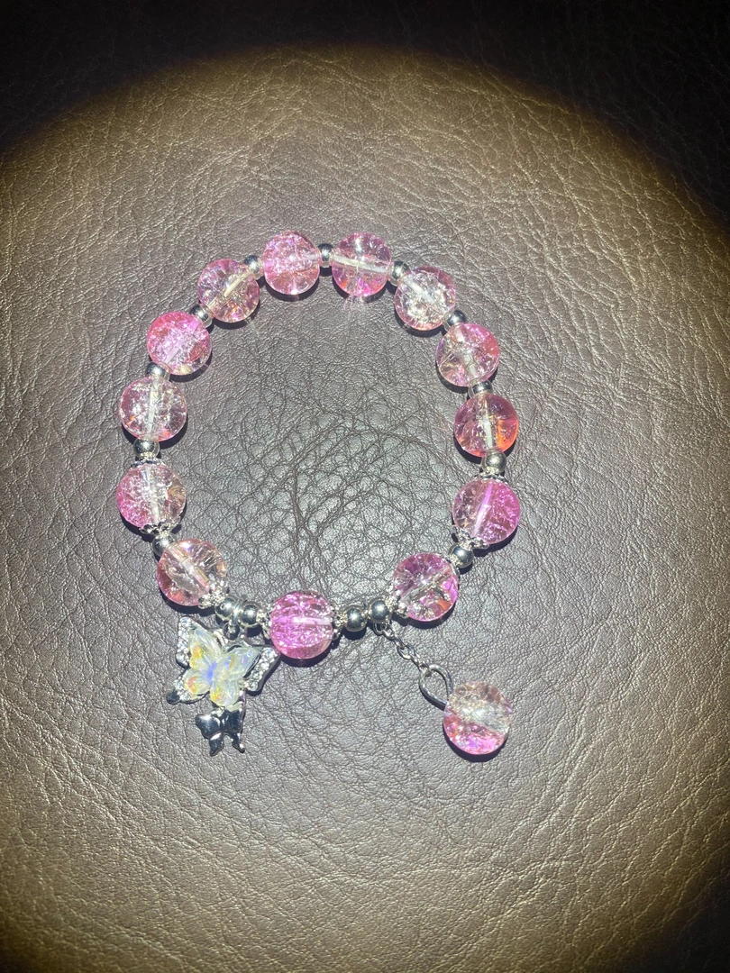 601超仙水晶渐变蝴蝶精品手串yw601（无礼盒）