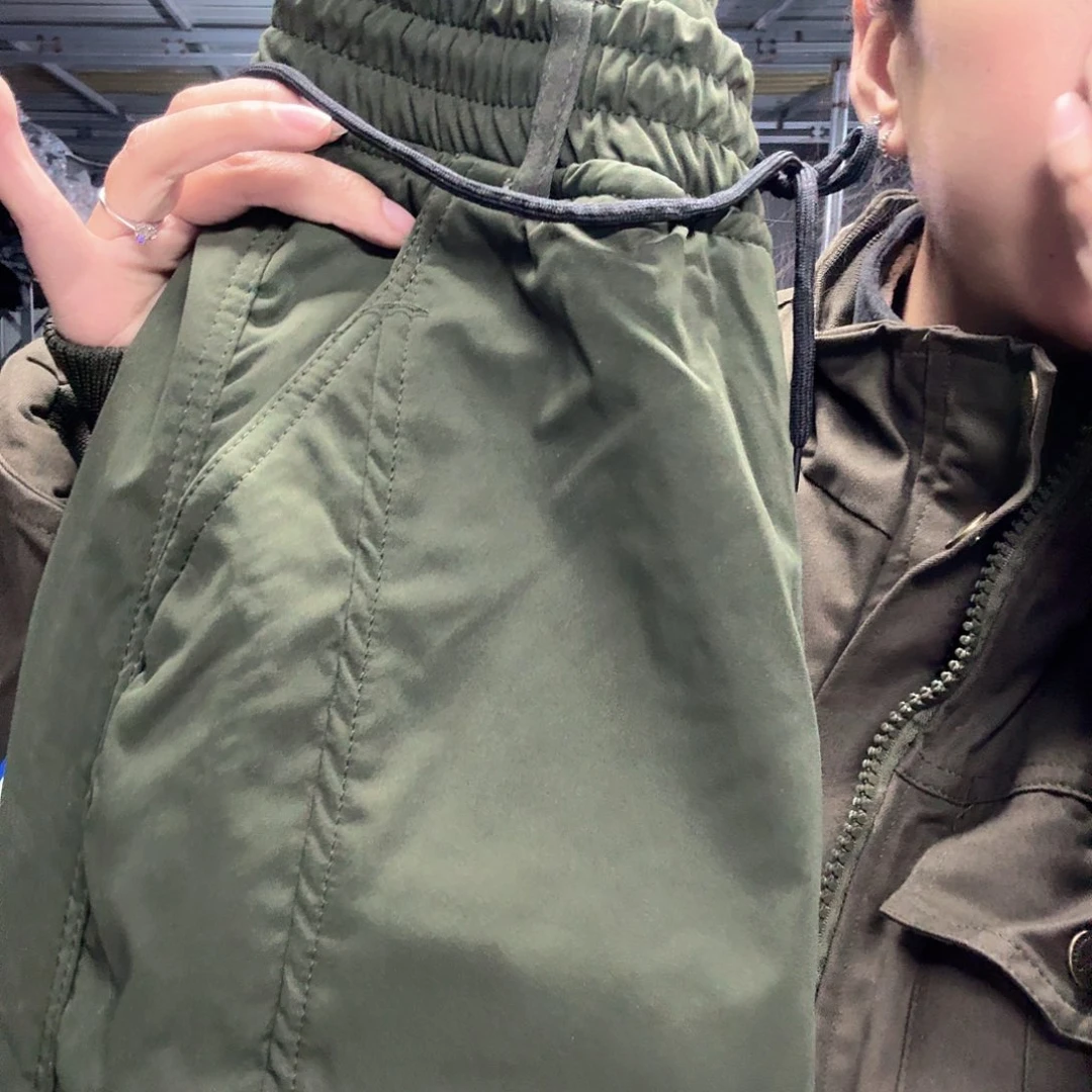 342军绿裤子两条尺码