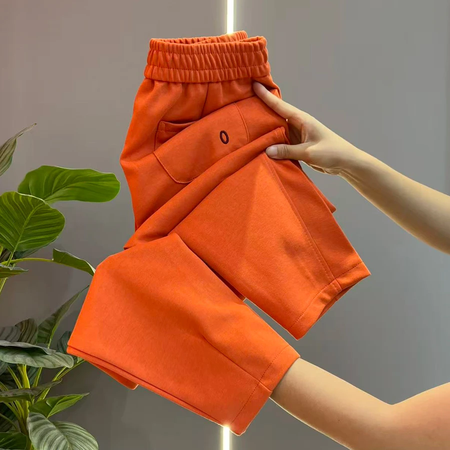 卫裤女春秋2025年高品质百搭显瘦高腰秋冬九分裤小个子九分裤