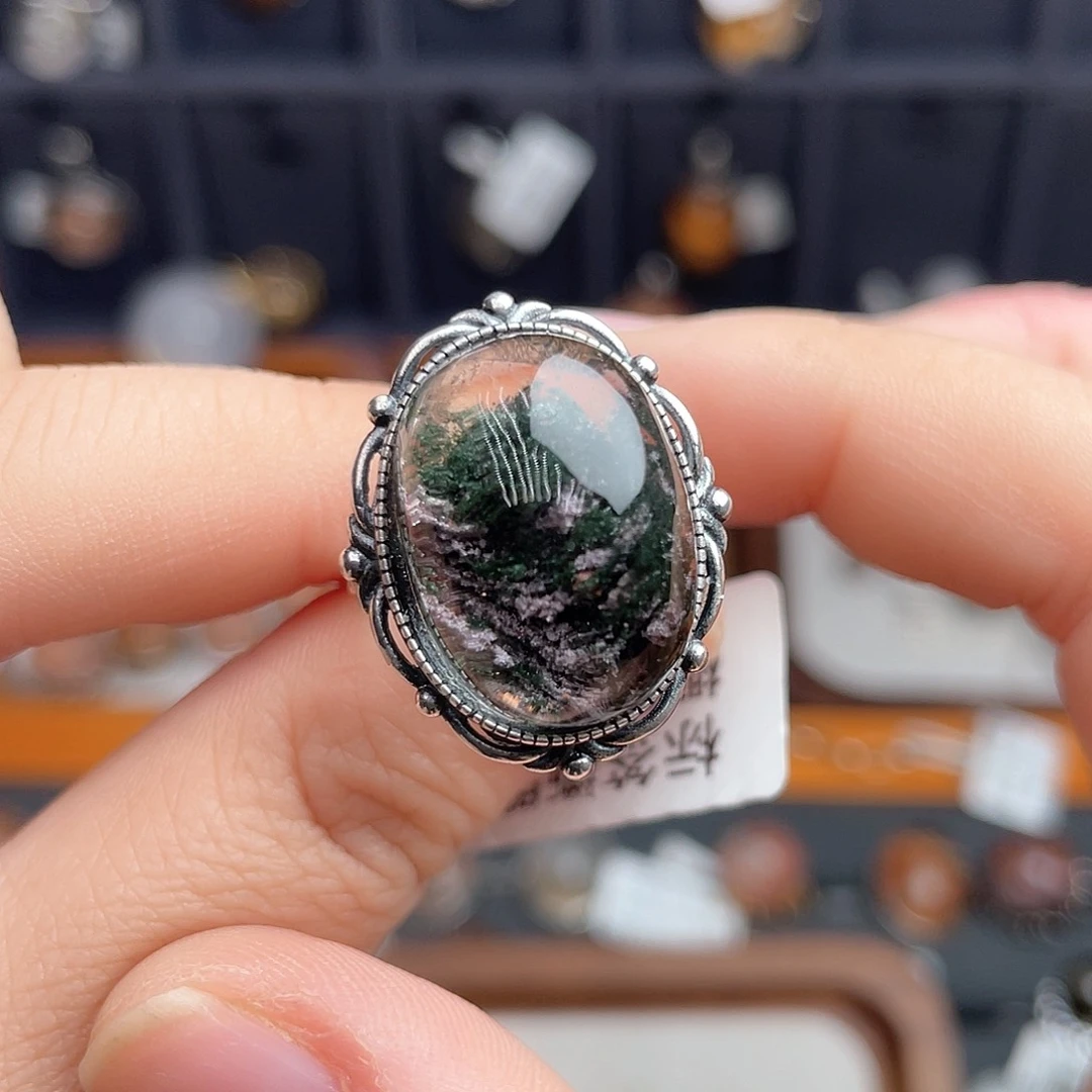 水晶戒指银S925镶嵌N*11111