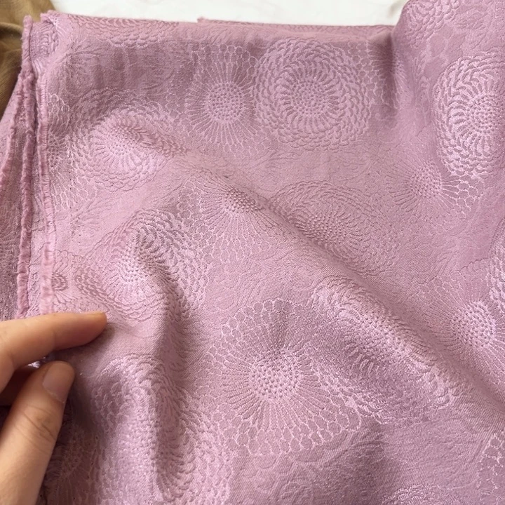 玫粉提花2米。