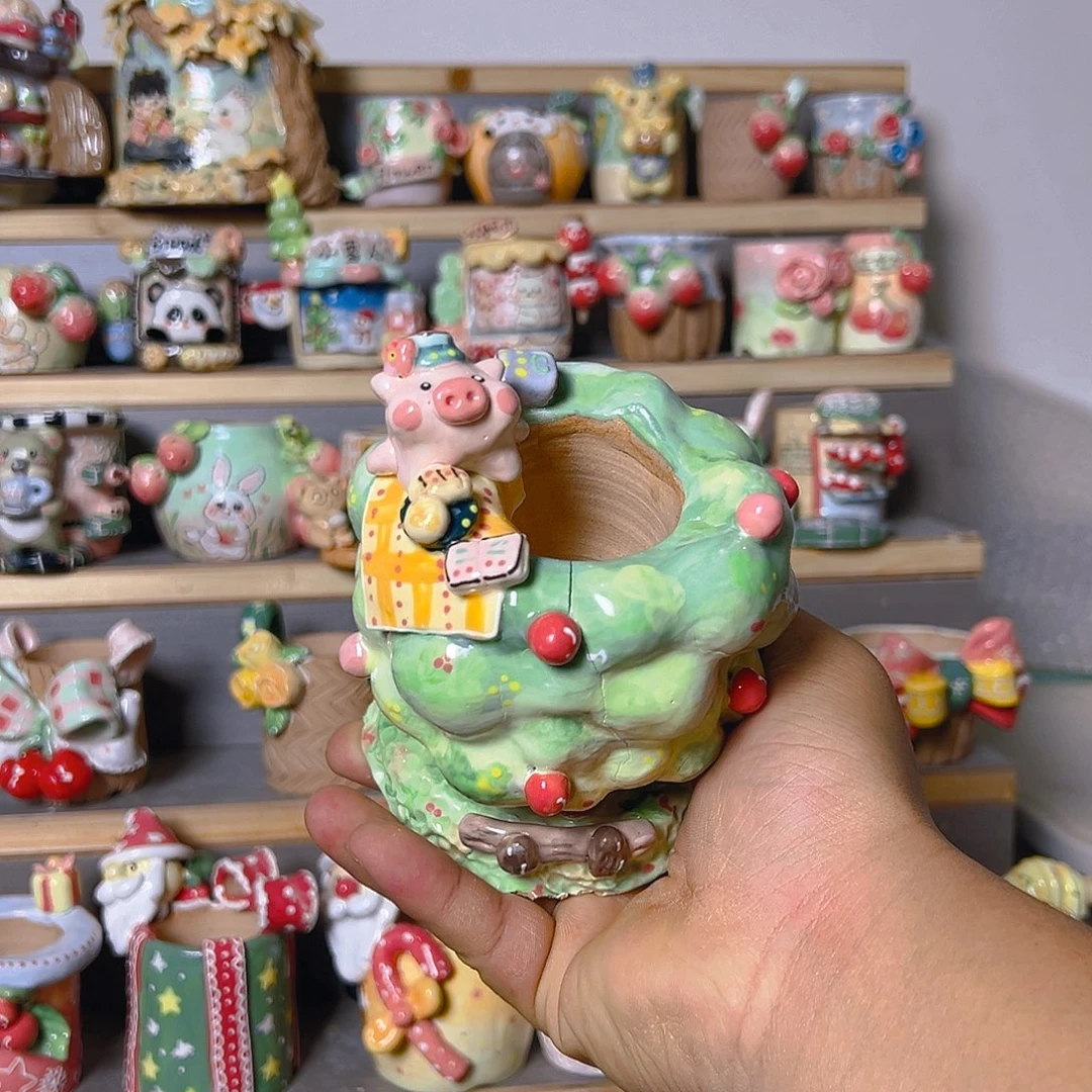 ****️老梧家的手工多肉花盆