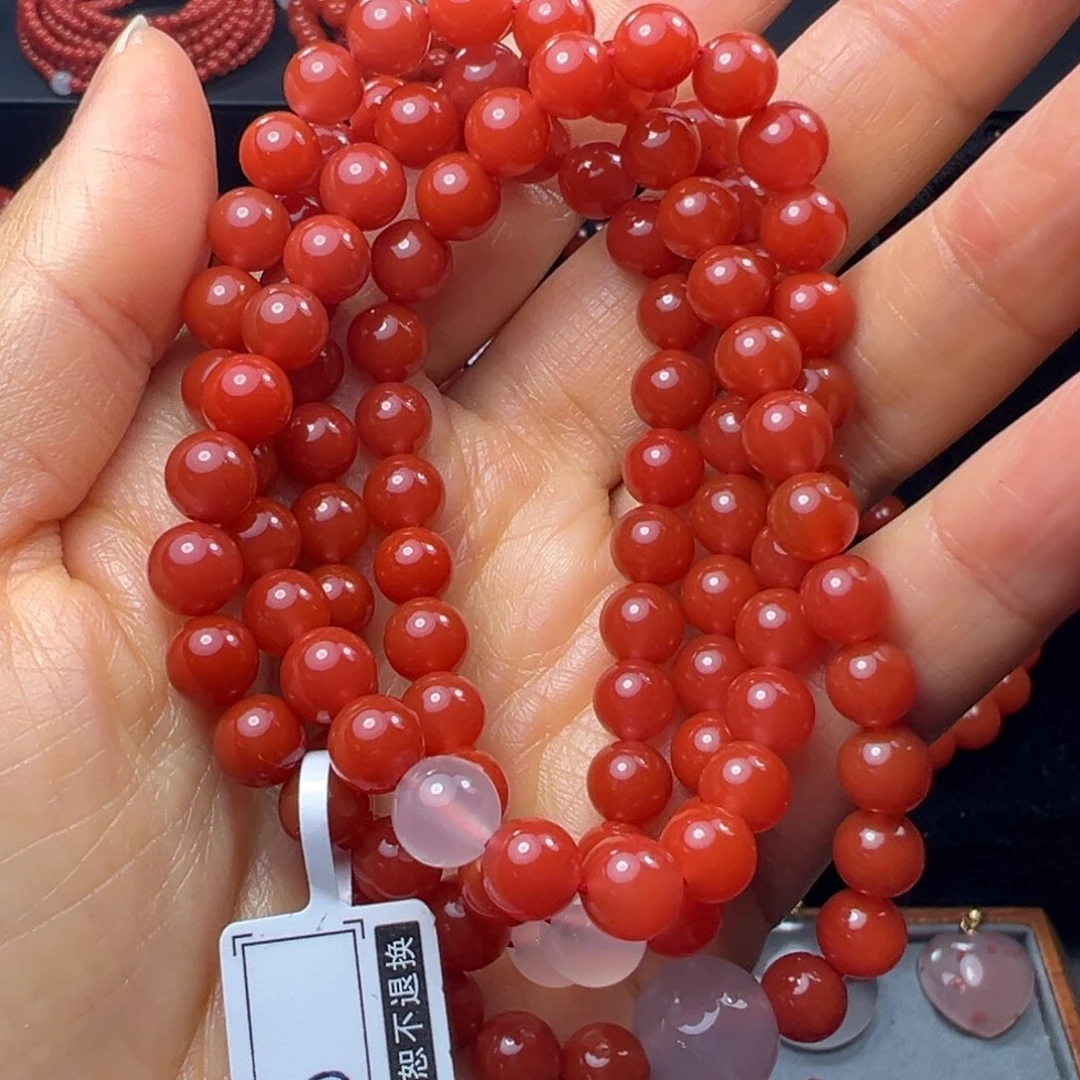 南红玛瑙未镶嵌手串