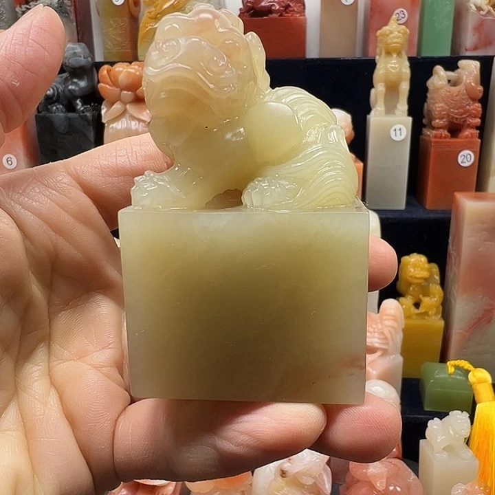 寿山石印石寿山石手工雕刻