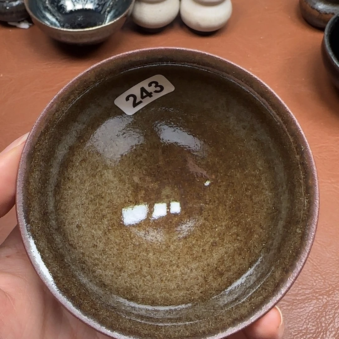 茶盏龙窑柴烧原矿原釉（微瑕）243