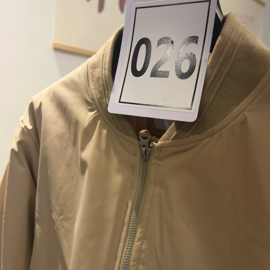 25-96男士冬季棒球领休闲常规款棉服保暖外套