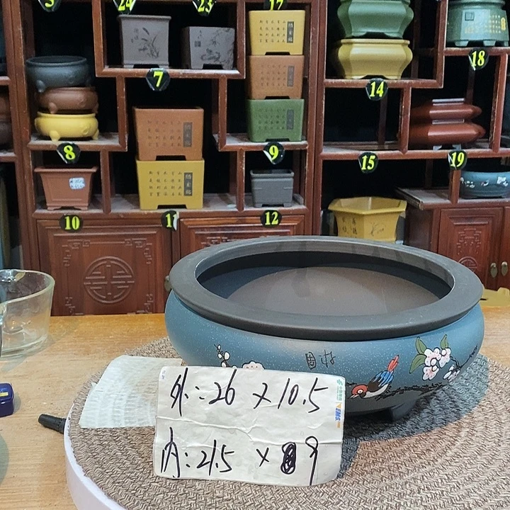 紫砂花盆紫砂花盆