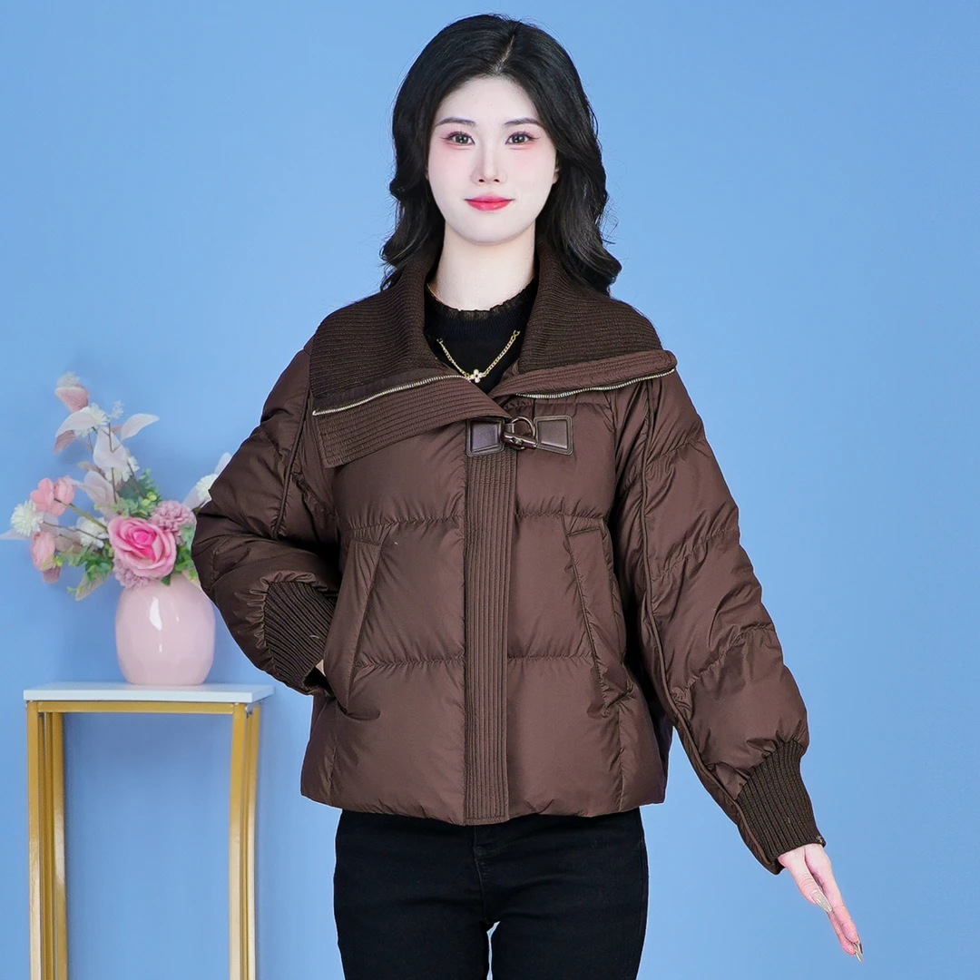 【SJYF3976】2024年秋冬新款时尚洋气宽松保暖加厚休闲显瘦羽绒服