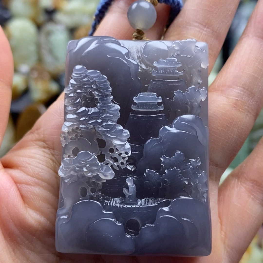 吊坠(不含链)未镶嵌和田玉（糖玉）