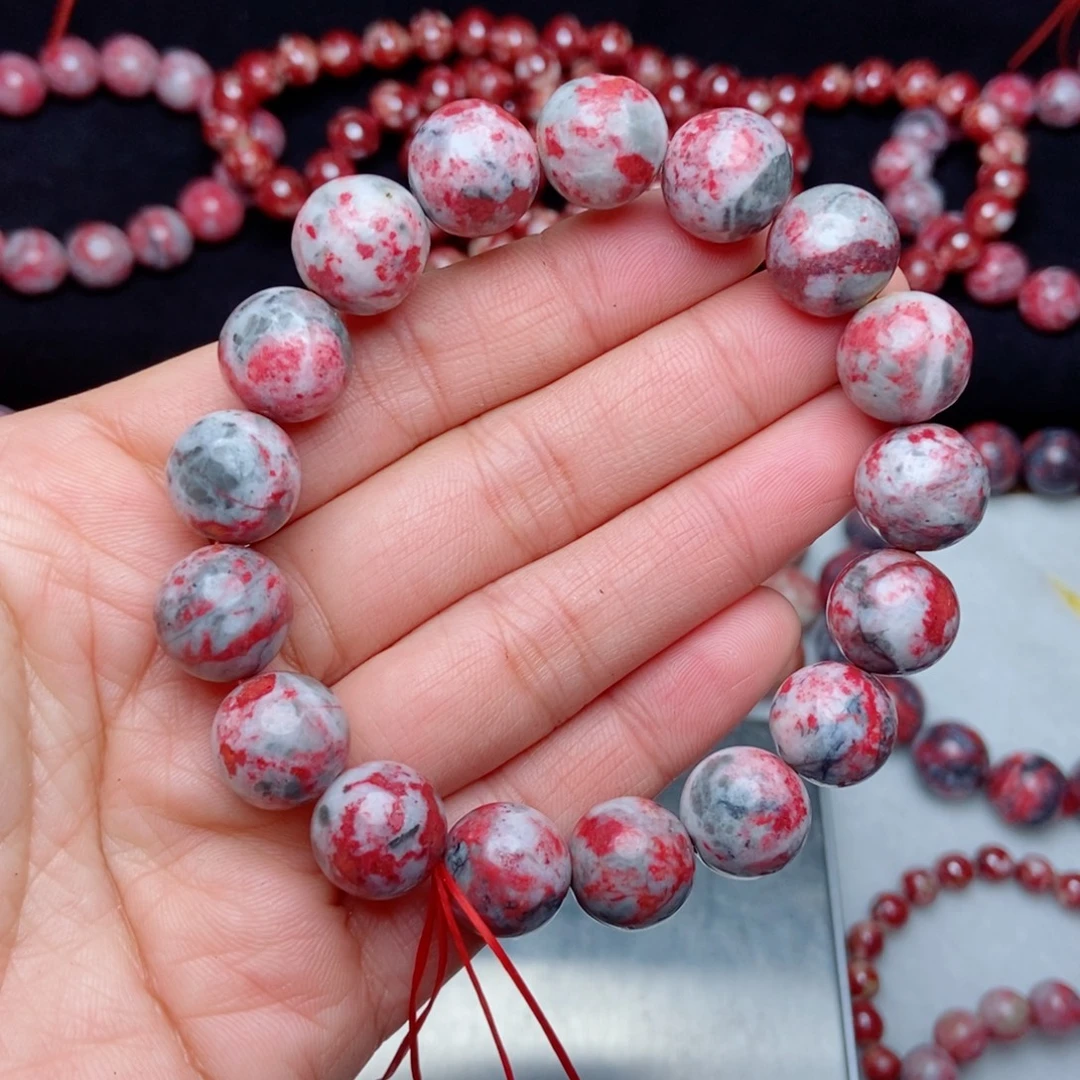 天然辰砂朱砂原石卡12.7