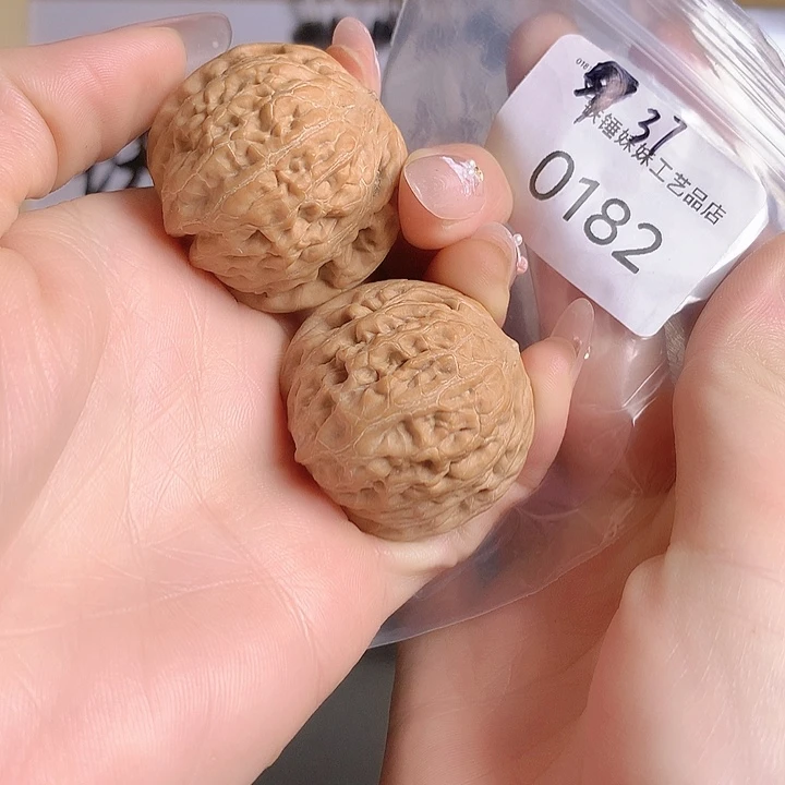 和***硕文玩核桃把件铁锤37