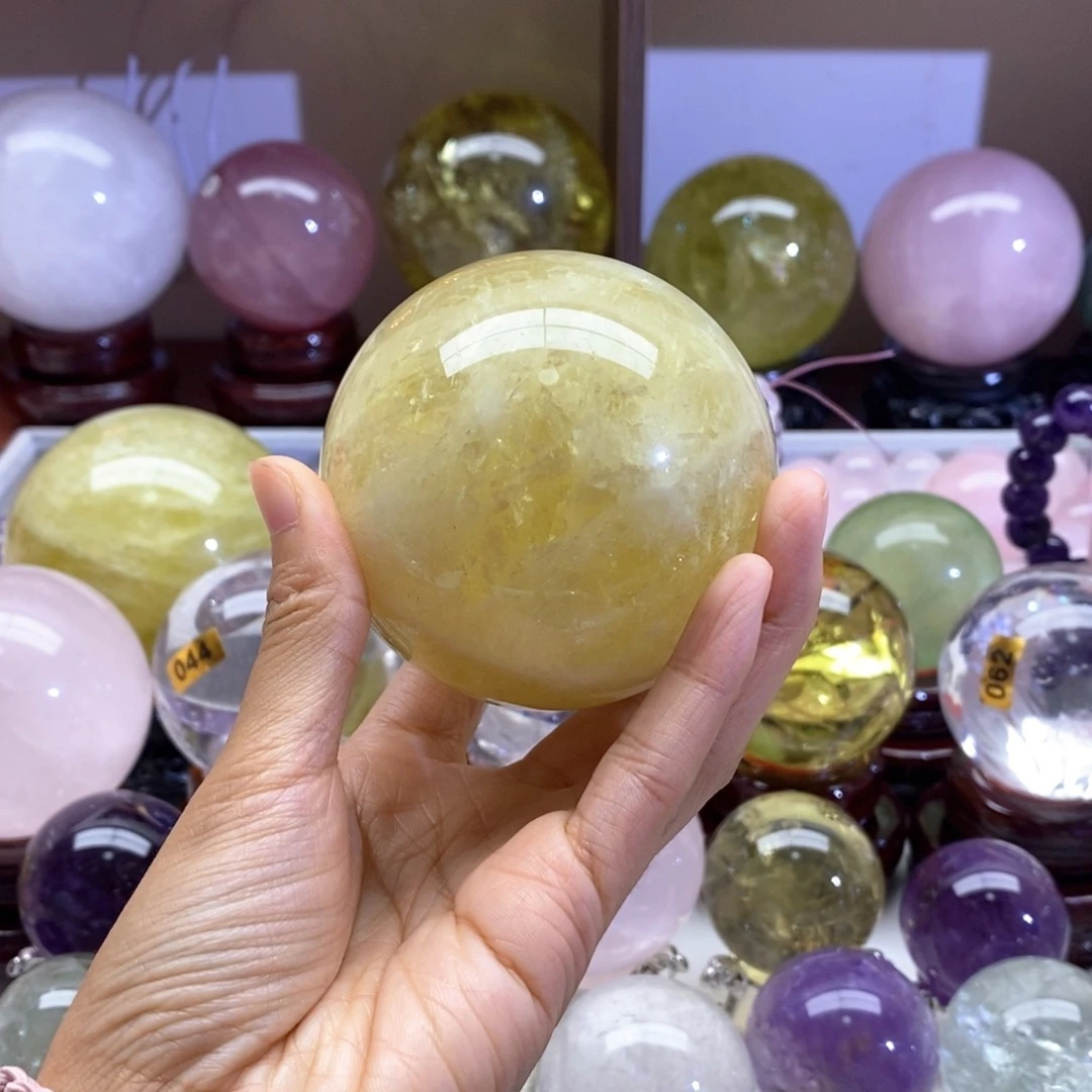 水晶珠宝半成品未镶嵌3换黄水