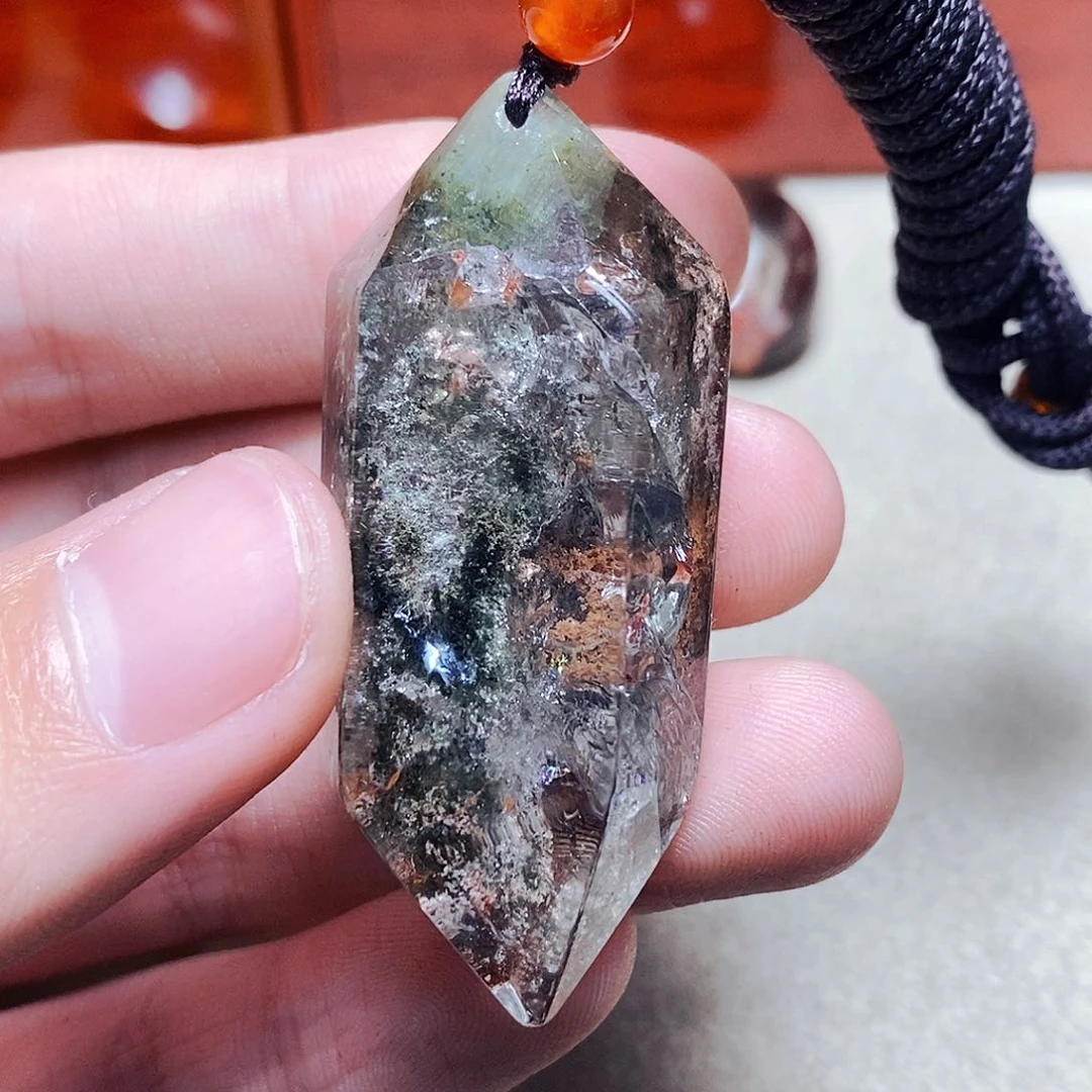 玛瑙/玉髓颈饰未镶嵌旧*