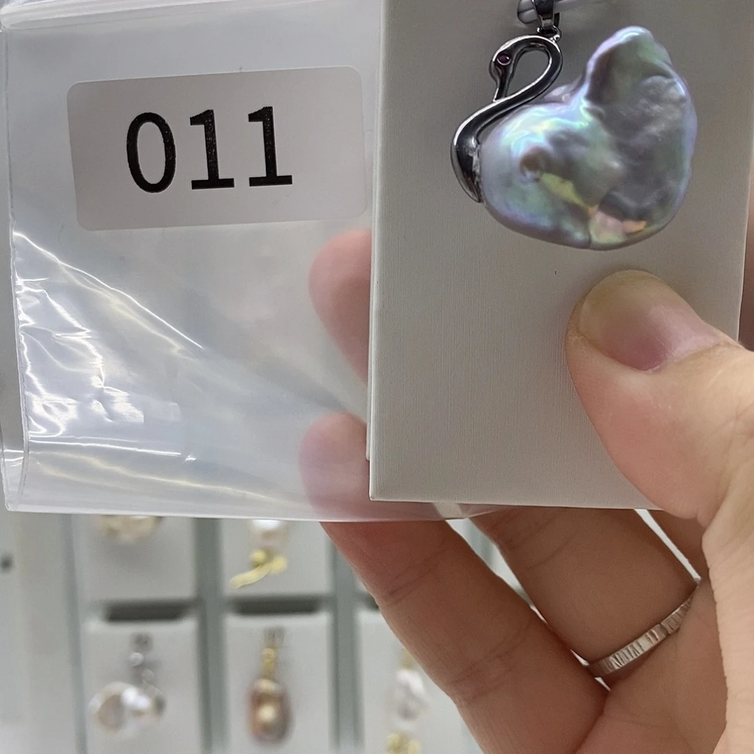 合金颈饰淡水珍珠