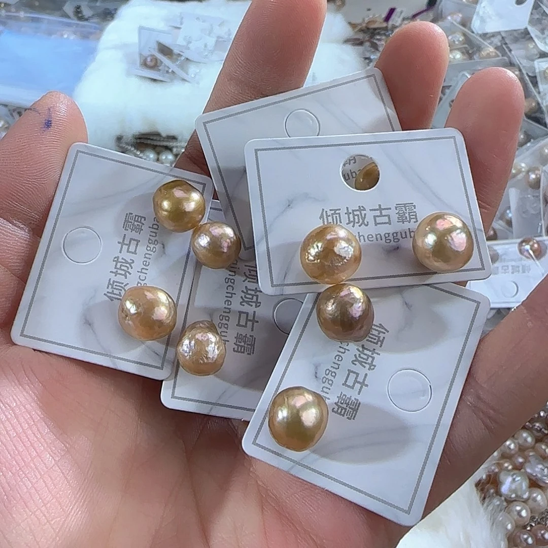 银S925镶嵌项链定制155淡水珍珠