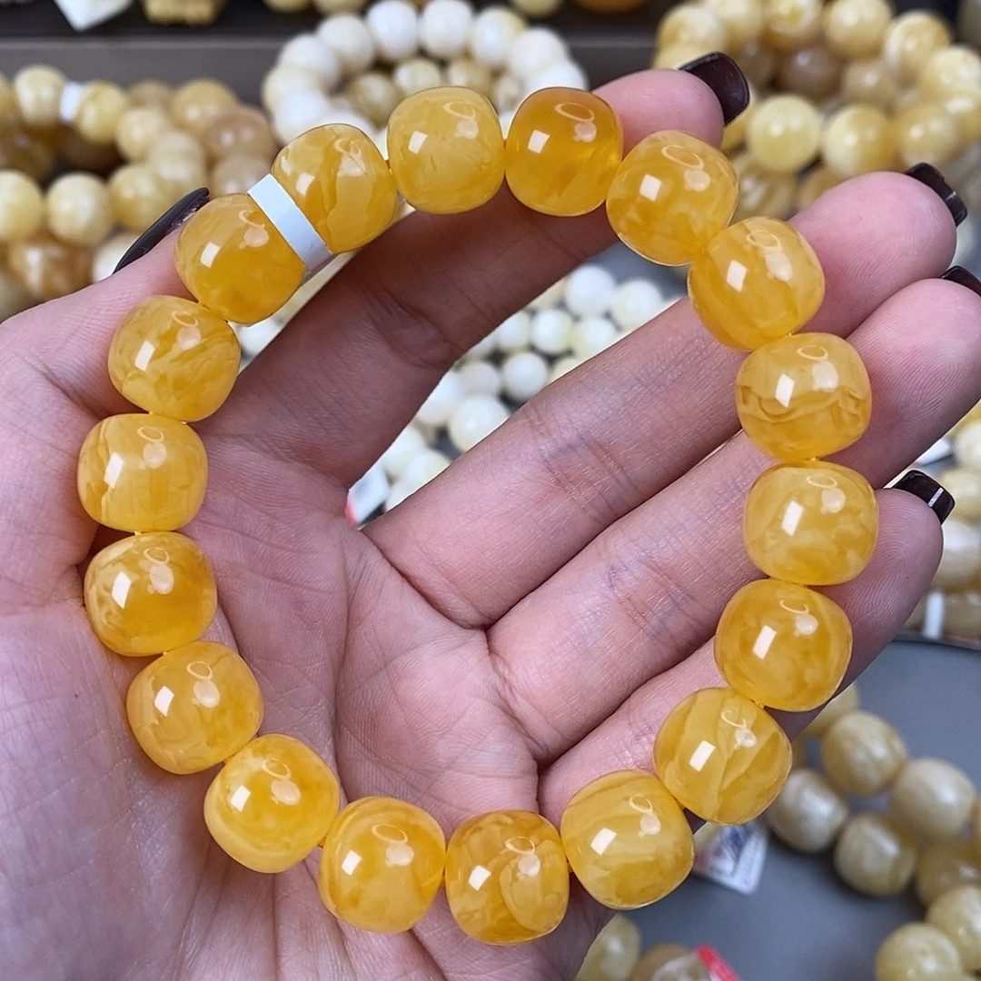 蜜蜡未镶嵌珠宝奇石13mm