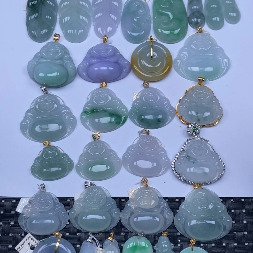 翡翠未镶嵌颈饰天然翡翠
