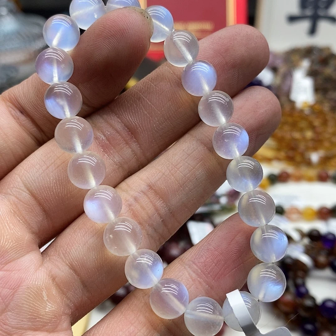 月光石手链未镶嵌天然