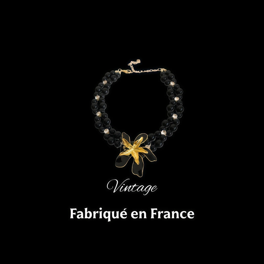 【黑珀夜兰】复古宫廷风项链x752