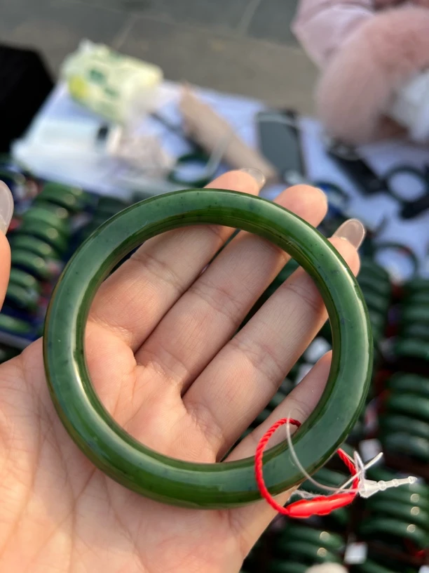 和田玉碧玉手镯精品