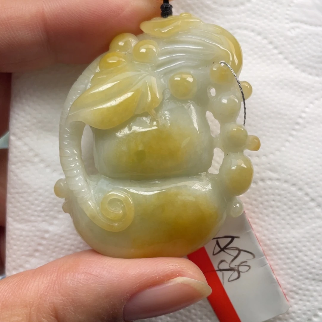 翡翠未镶嵌颈饰翡翠葫芦