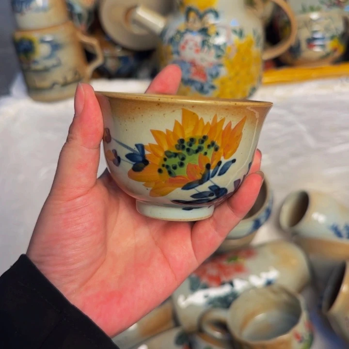 瓷片景德镇陶瓷手工手绘
