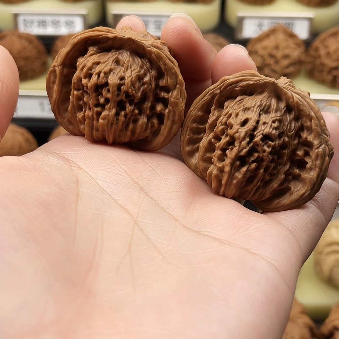 文玩核桃把件蛇头396