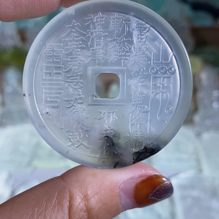 岫玉吊坠未镶嵌吊坠