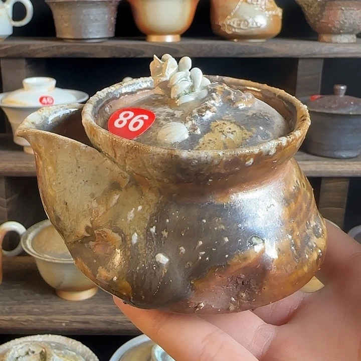 文枫堂纯手工柴烧宝瓶